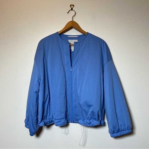 MAX MARA LEISURE Ernesta Cotton Blend Jersey Bomber Jacket